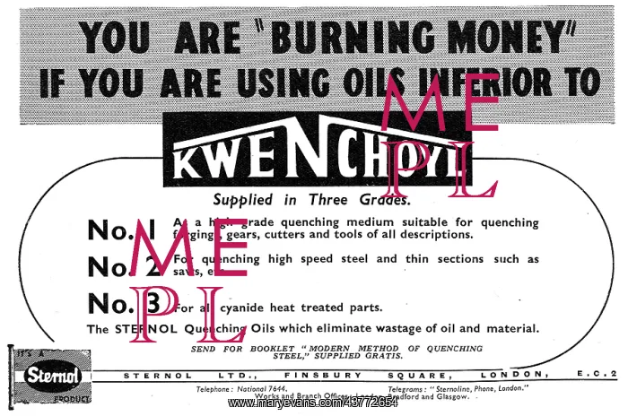 : Sternol Quenching Oil. Kwenchoyl : Sternol Quenching Oil. Kwenchoyl