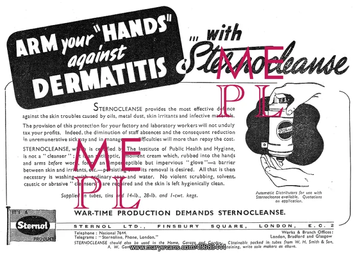 : Sternol - Sternocleanse Barrier Cream - Prevent Dermatitis : Sternol - Sternocleanse Barrier Cream - Prevent Dermatitis