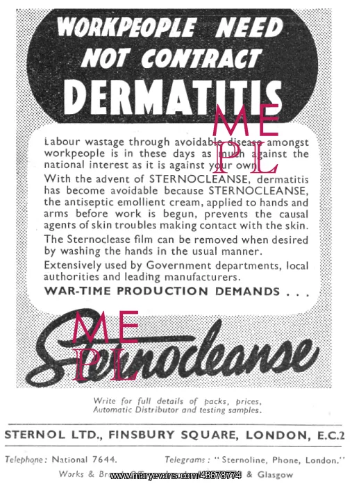 : Sternol Sternolene Barrier Creams : Sternol Sternolene Barrier Creams