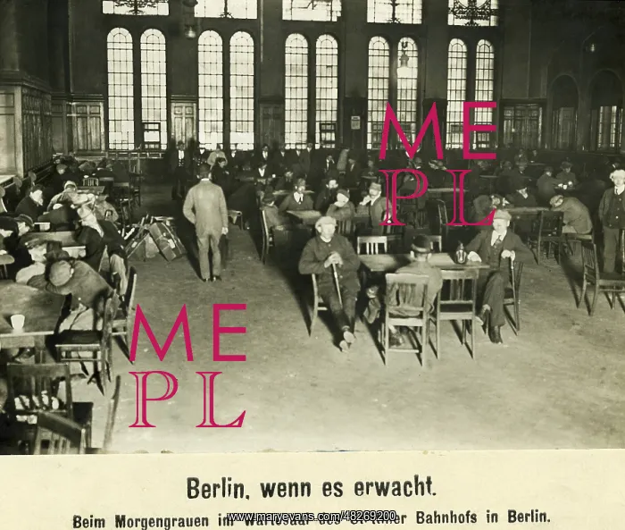 : The Stettiner Bahnhof in Berlin, 1922 : The Stettiner Bahnhof in Berlin, 1922