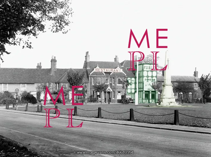  : Stevenage, the Green c1955