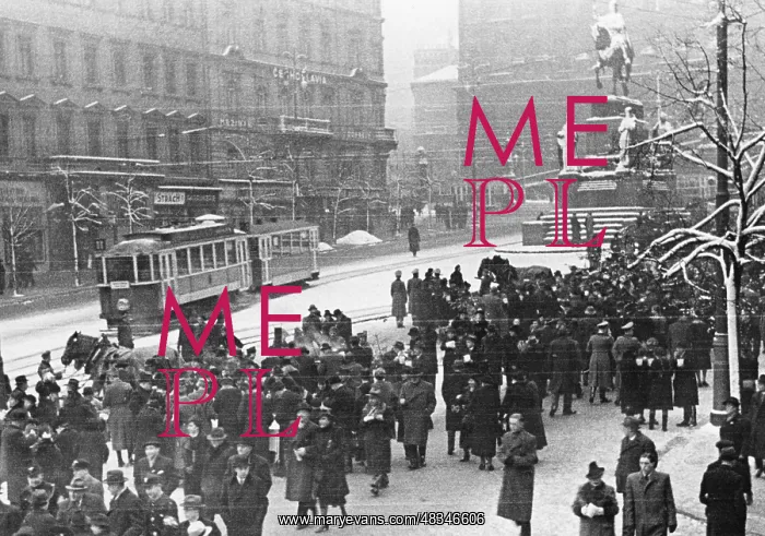 : Stew at Wenceslas Square in Prague, 1939 : Stew at Wenceslas Square in Prague, 1939