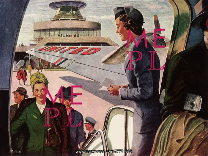  : Steward Greets Passengers