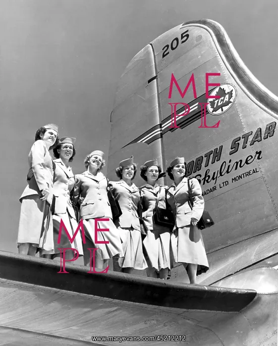 : Stewardesses of the Trans-Canada Air Lines ? : Stewardesses of the Trans-Canada Air Lines ?
