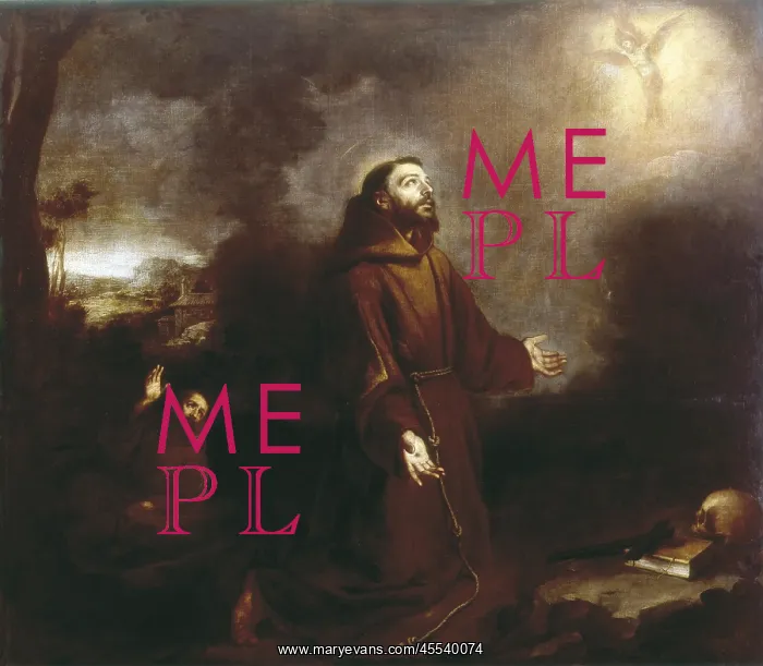 : Stigmatization of St. Francis. ca. 1675 - ca. 1680 : Stigmatization of St. Francis. ca. 1675 - ca. 1680