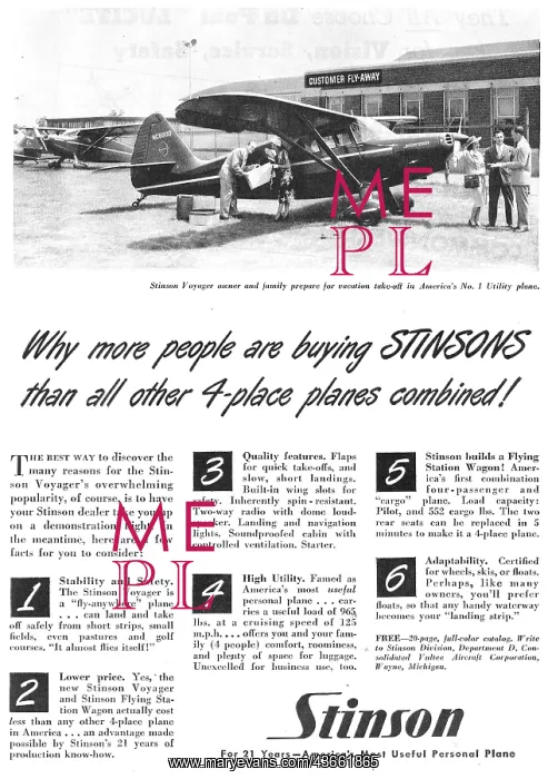 : Stinson Voyager : Stinson Voyager