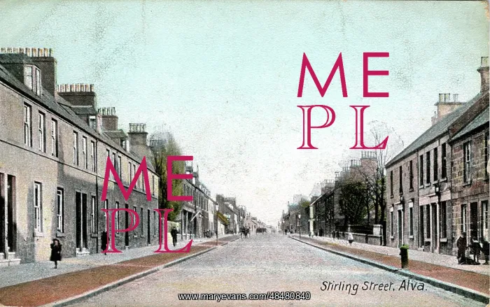 : Stirling Street, Alva, Clackmannanshire : Stirling Street, Alva, Clackmannanshire