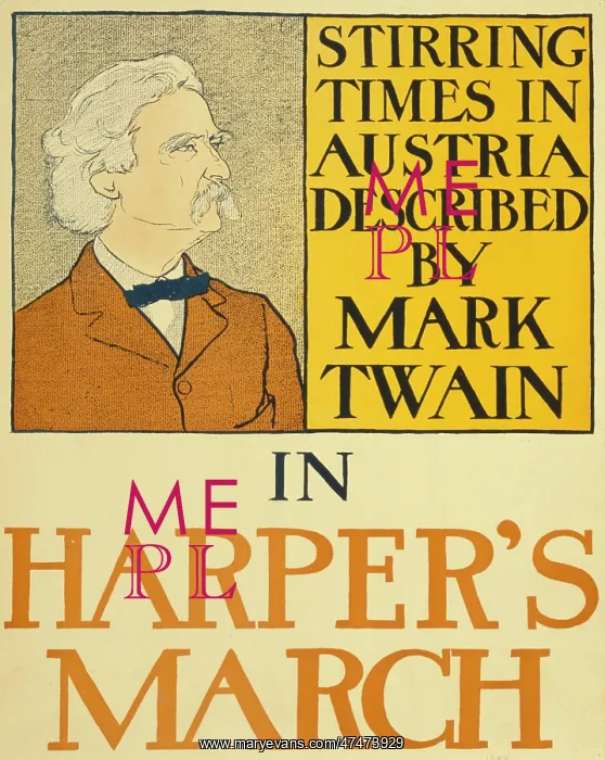 : Stirring times in Austria described by Mark Twain in Harper : Stirring times in Austria described by Mark Twain in Harper