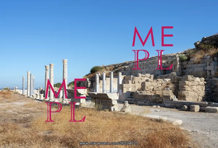 : Stoa, Knidos, Mugla, Turkey : Stoa, Knidos, Mugla, Turkey