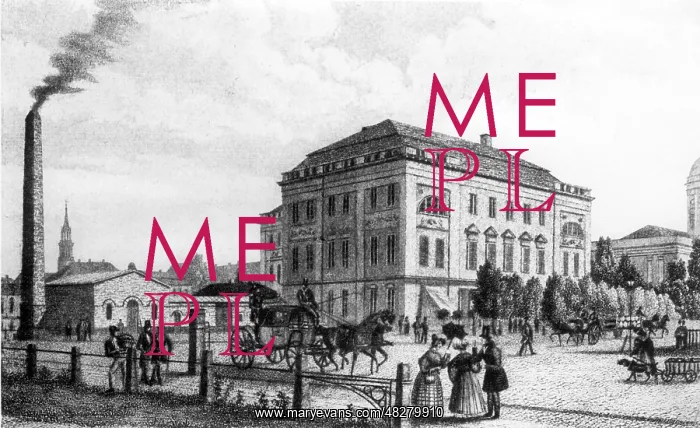 : Stock exchange in Berlin-Mitte, 1832 : Stock exchange in Berlin-Mitte, 1832