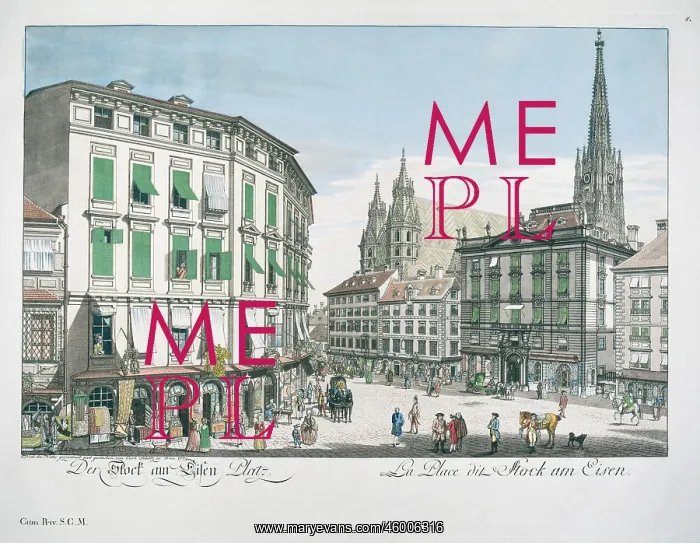  : The. Vienna: The Stock im Eisen'-Square as well as St