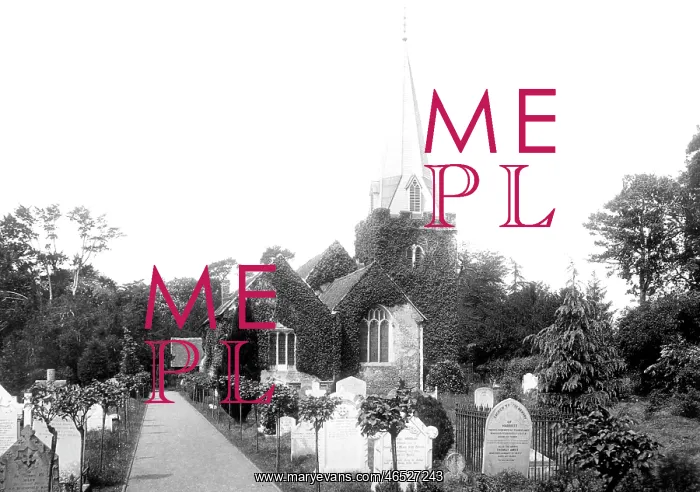  : Stoke Poges, the Church 1895