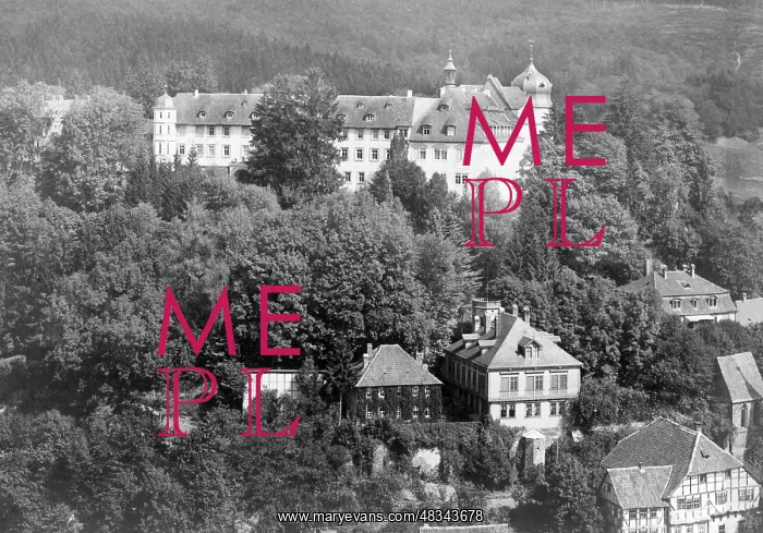 : The Stolberg Castle in the Harz Mountains, 1922 : The Stolberg Castle in the Harz Mountains, 1922