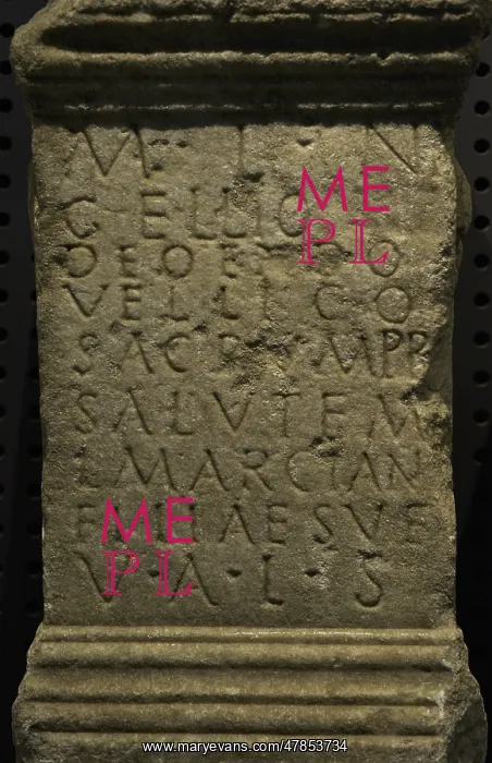 : Stone altar consecrated to Endovellicus, by Marcus : Stone altar consecrated to Endovellicus, by Marcus