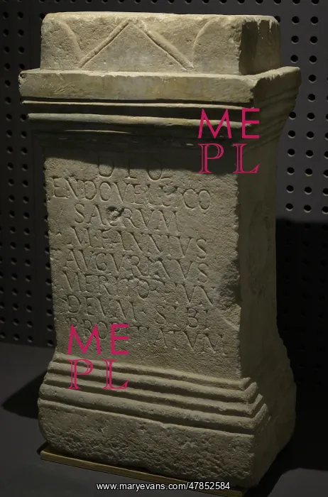 : Stone altar dedicated to Endovellicus, by Marcus : Stone altar dedicated to Endovellicus, by Marcus