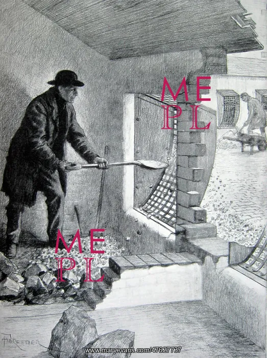 : Stone-breaking cell in a workhouse : Stone-breaking cell in a workhouse