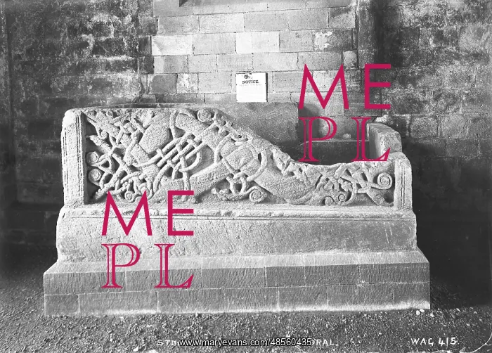 : Stone Coffin Cashel Cathedral : Stone Coffin Cashel Cathedral