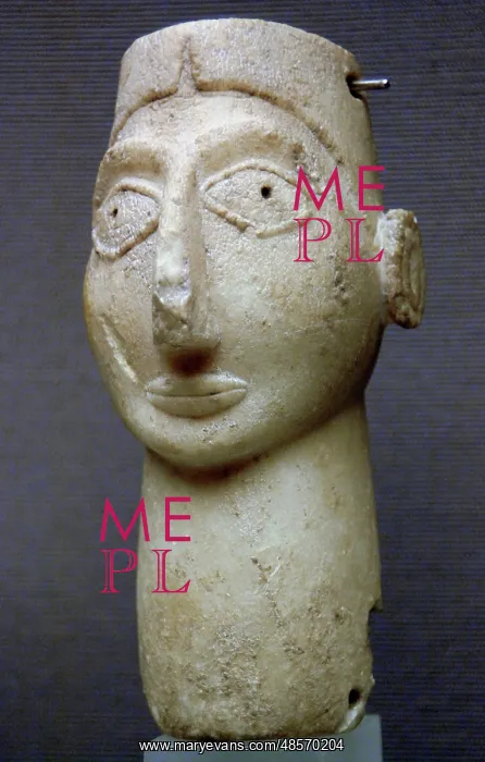 : Stone Head. Represent a god, goddess or a worshipper. Late U : Stone Head. Represent a god, goddess or a worshipper. Late U