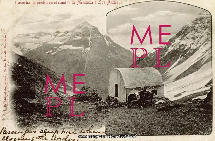 : Stone hut - Travellers Rest Stop - Andes, Chiles : Stone hut - Travellers Rest Stop - Andes, Chiles