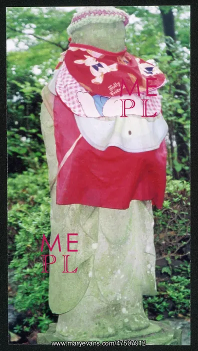 : STONE JIZO STATUE; JAPAN : STONE JIZO STATUE; JAPAN