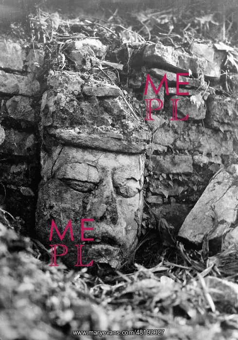 : Stone mask of the Maya, 1925 : Stone mask of the Maya, 1925