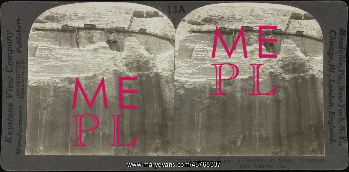 : Stone Mountain - Georgia - rock formation - etchings : Stone Mountain - Georgia - rock formation - etchings