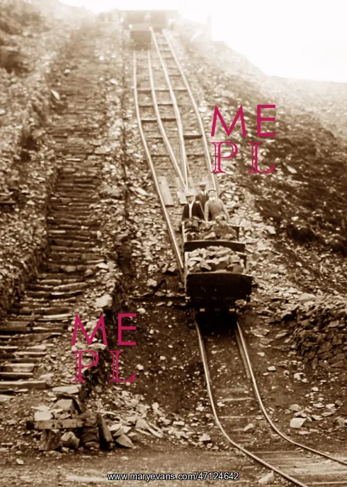  : Stone quarry inclined plane railway