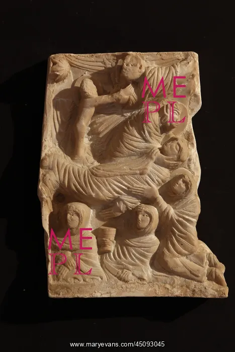 : Stone relief from Abbey of Saint-Hilaire : Stone relief from Abbey of Saint-Hilaire