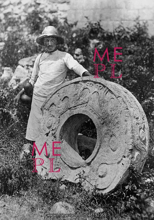  : A stone ring of the Maya in Mexico, 1923