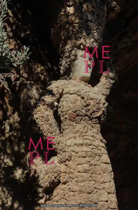 : Stone statue, Parc Guell, Barcelona : Stone statue, Parc Guell, Barcelona