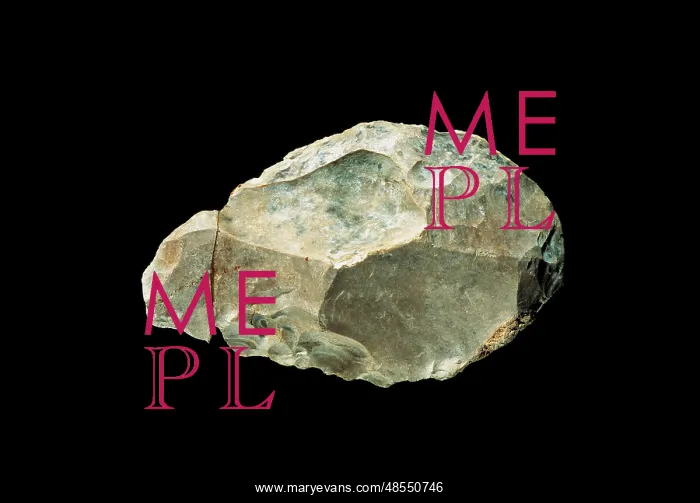 : Stone tool. Lower Paleolithic (30.000 -10.000 BC). Flint bif : Stone tool. Lower Paleolithic (30.000 -10.000 BC). Flint bif