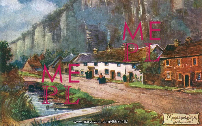 : Stoney Middleton, Middleton Dale, Derbyshire : Stoney Middleton, Middleton Dale, Derbyshire