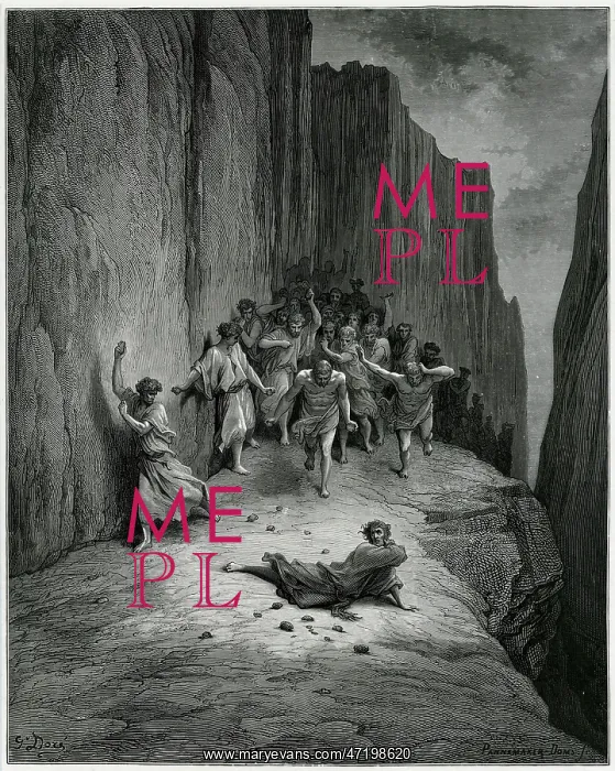 : STONING A YOUTH / DANTE : STONING A YOUTH / DANTE