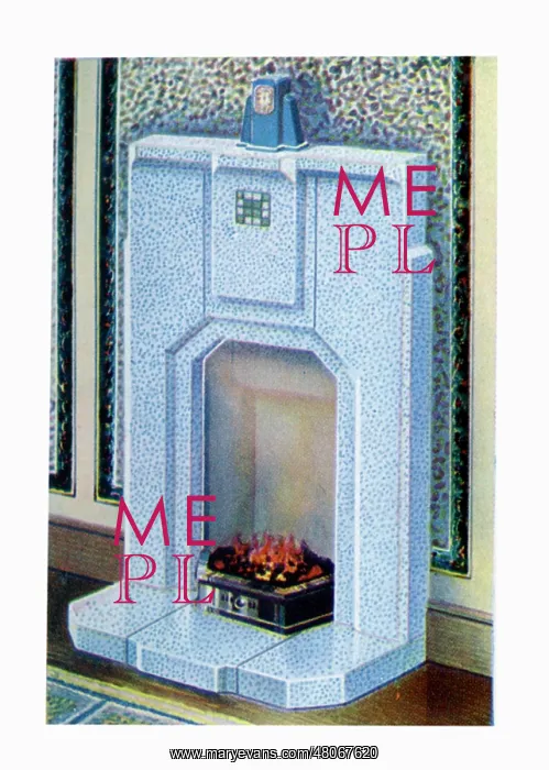 : Stonite one-piece fireplace with solid hearth : Stonite one-piece fireplace with solid hearth