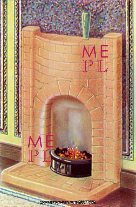 : Stonite one-piece fireplace with solid hearth : Stonite one-piece fireplace with solid hearth