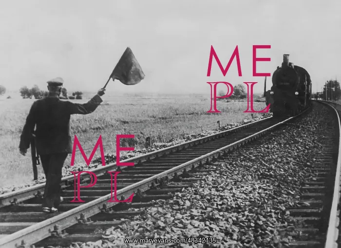 : Stop signal for a train, 1931 : Stop signal for a train, 1931