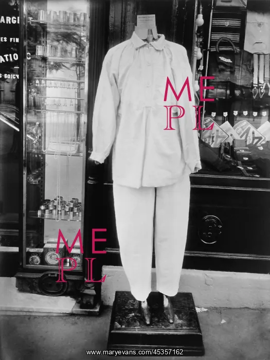  : Storefront with mannequin displaying slacks ensemble