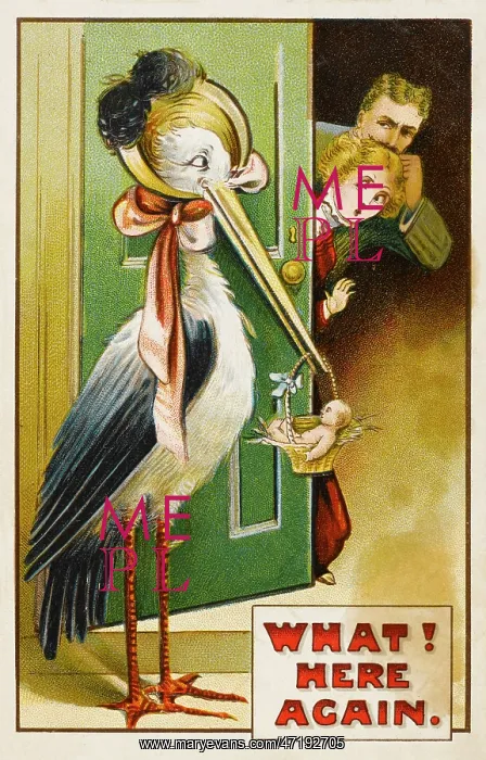 : Stork Brings Baby 1912 : Stork Brings Baby 1912