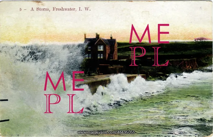 : A Storm, Freshwater, Isle of Wight : A Storm, Freshwater, Isle of Wight