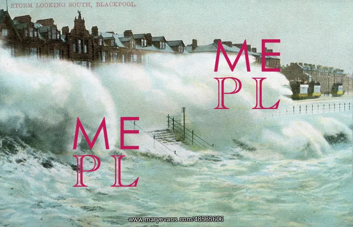  : Storm looking South, Blackpool, Lancashire