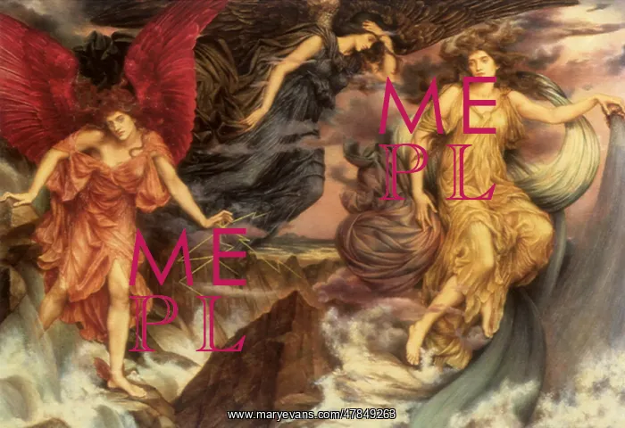 : The Storm Spirits, by Evelyn De Morgan : The Storm Spirits, by Evelyn De Morgan