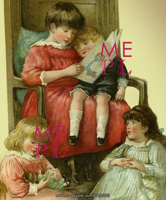  : Storytime. From Nister's Holiday Annual 1891