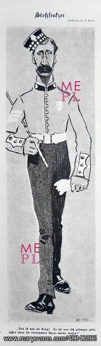 : Stossseufzer - Exclamation by Thoeny Eduard, 1901 : Stossseufzer - Exclamation by Thoeny Eduard, 1901
