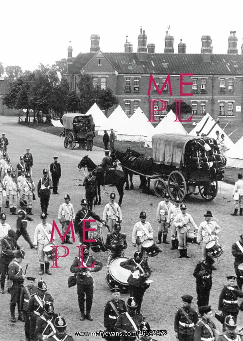 : Stoughton, Barracks, the Band 1906 : Stoughton, Barracks, the Band 1906