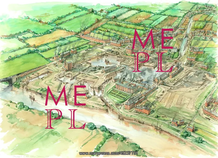 : Stourport circa 1809 : Stourport circa 1809