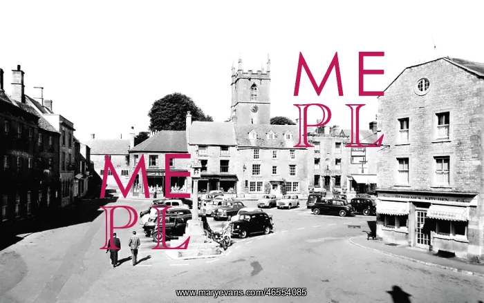  : Stow-on-the-Wold, the Square 1957