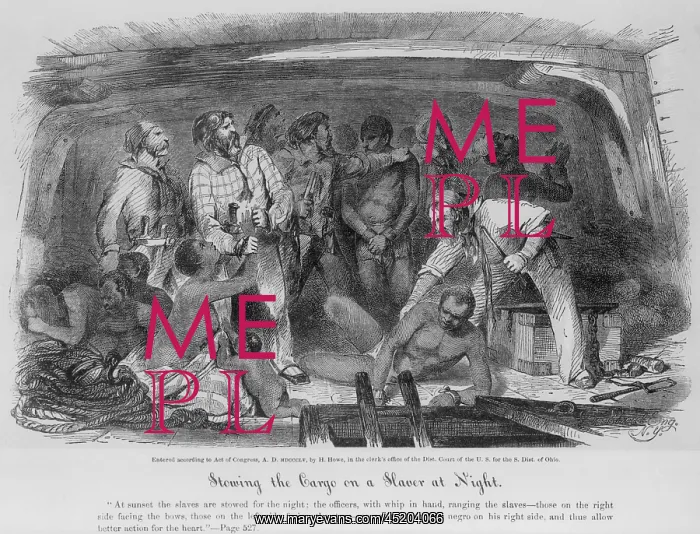 : Stowing African captives in a slave ship ? : Stowing African captives in a slave ship ?