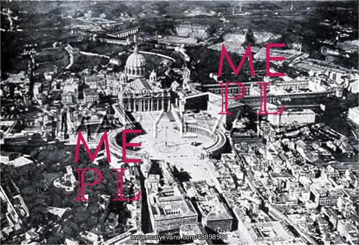 : ST.PETER'S FROM THE AIR : ST.PETER'S FROM THE AIR