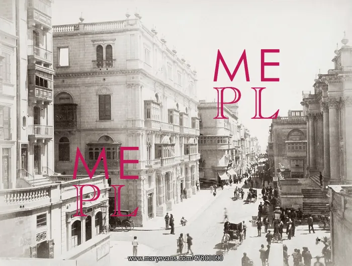  : Strada Reale, Valletta, Malta, c.1890
