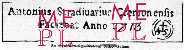 : Stradivari, Antonio, circa 1644 - 18.12.1737 : Stradivari, Antonio, circa 1644 - 18.12.1737